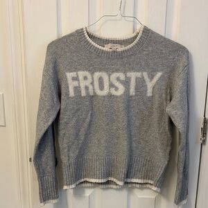 LOFT Gray 'Frosty' Sweater